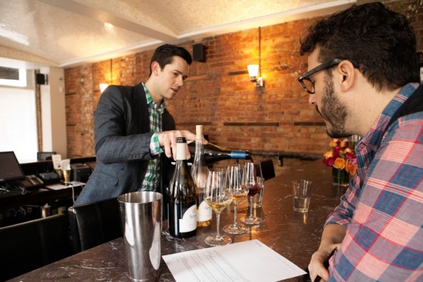 Wine sales rep